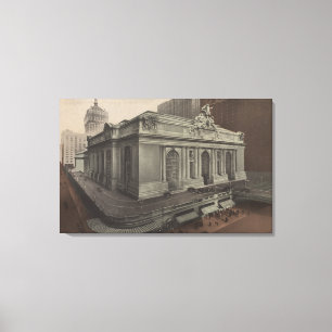 Toile New York, NY - vue centrale grande de station