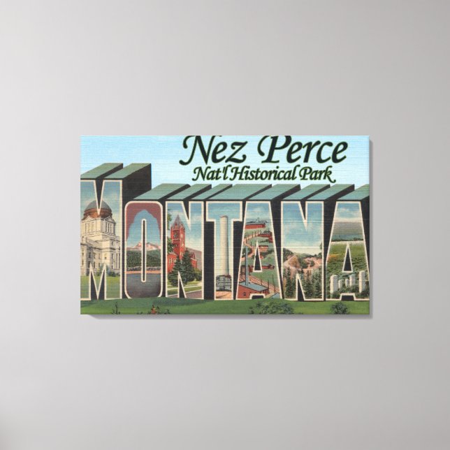 Toile Nez Perce Nat'l Park, Montana (Recto)