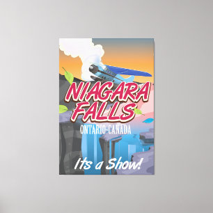 Toile Niagara Falls Ontario Affiche de voyage du Canada