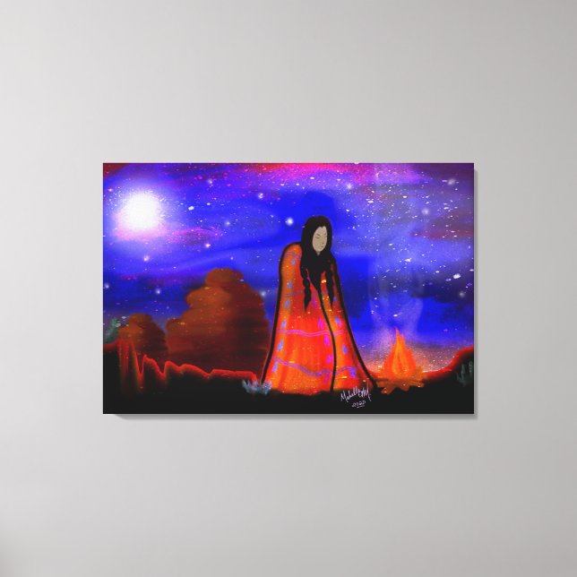 Toile Night Watch - Amérindien (Recto)