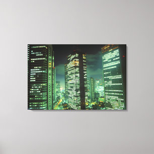 Toile Nightscape, Shinjuku, Tokyo, Japon