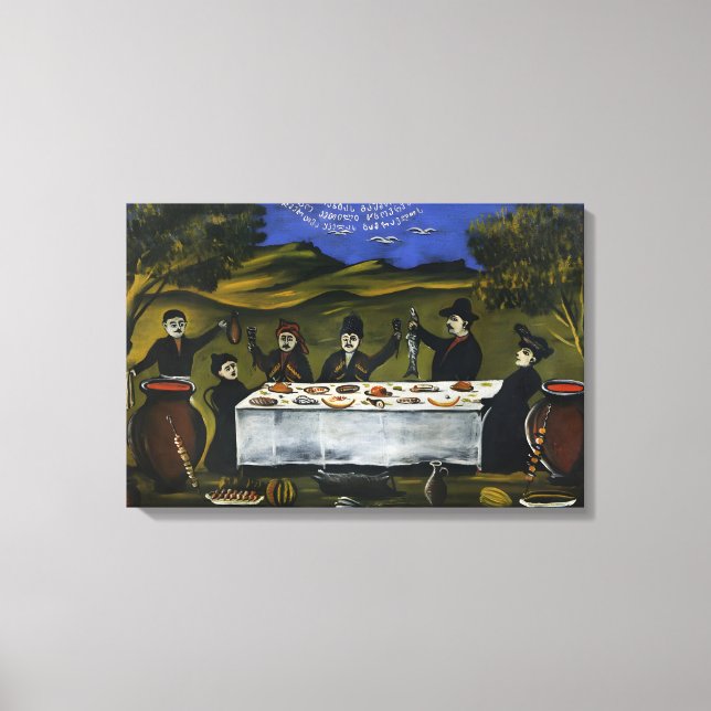 Toile Niko Pirosmani, peintre géorgien (Recto)