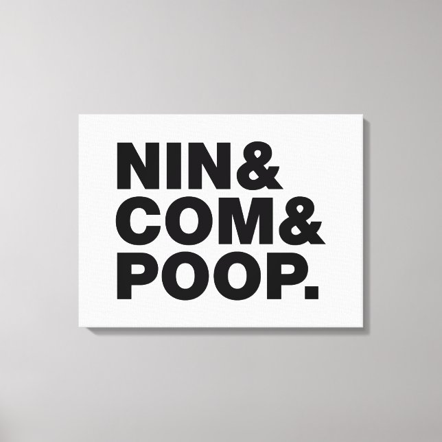 TOILE NIN & COM & POOP. (Recto)