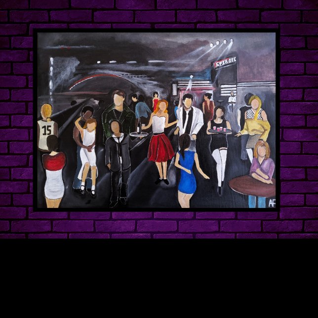 Toile No Control Painting by Alfred Fox (Créateur téléchargé)