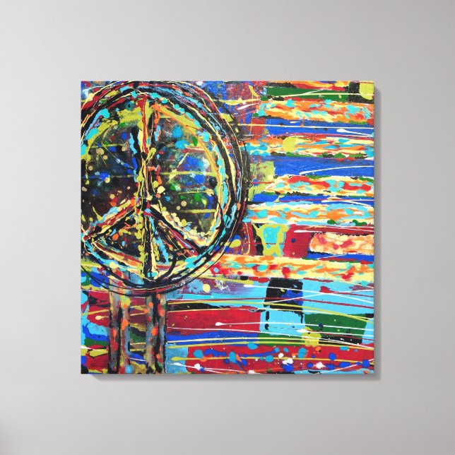 Toile No More War 24 x 24 Canvas Print (Recto)