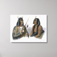 Noapeh, un Indien d'Assiniboin et Psihdja-Sahpa, u