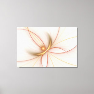 Toile Noble Cuivre Et Or Abstrait Art Fractal Moderne