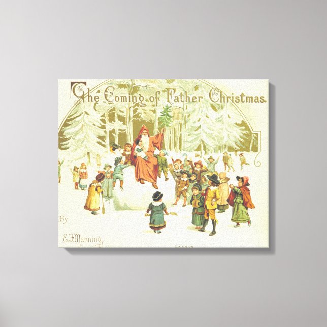 Toile Noël arrive (Recto)