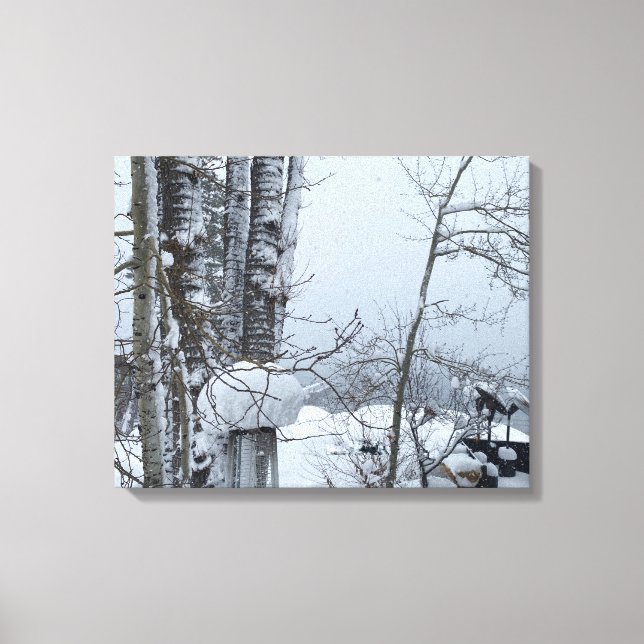 Toile Noël blanc (Recto)