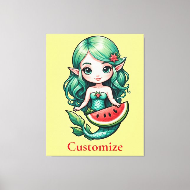 Toile Noël en juillet Elf Mermaid Thunder_Cove (Recto)