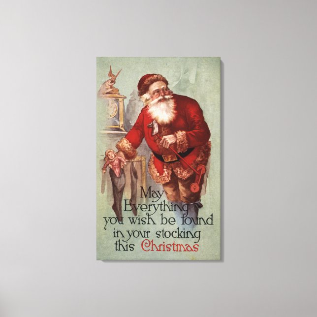 Toile NoëlTrouver tout en vous Stocking (Recto)