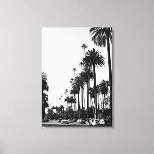 Toile Noir et blanc de Los Angeles Beverly Hills