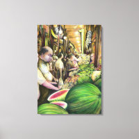 Nombreux Hommes Nombreux Melons Budapest Hongrie