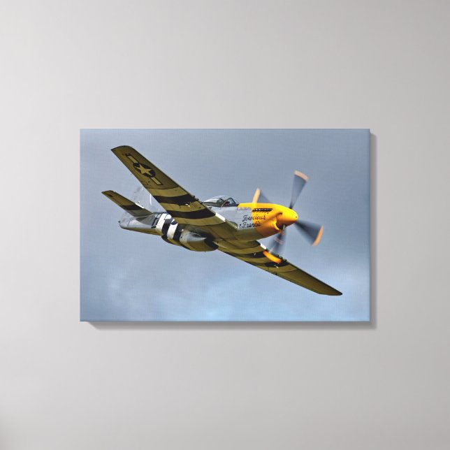 Toile Nord-Américain P-51D Mustang 'Ferocious Frankie' (Recto)
