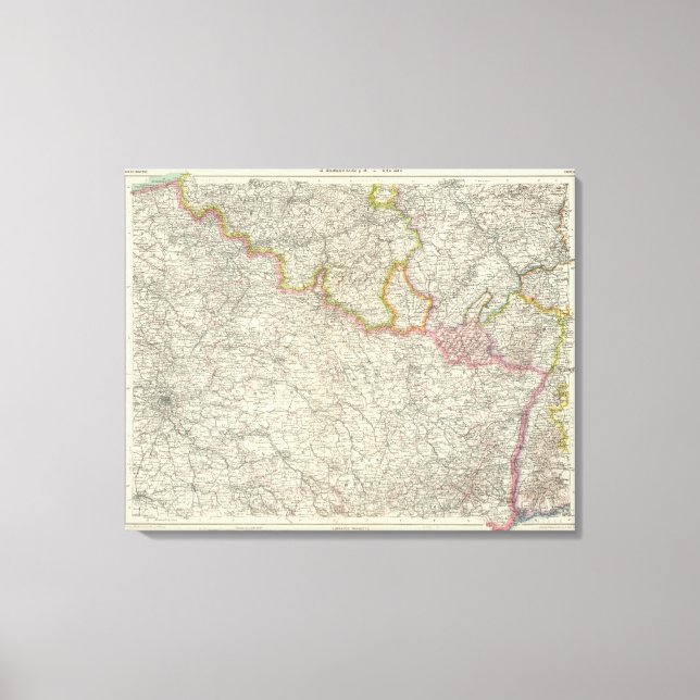 Toile Nord-Est de la France (Recto)