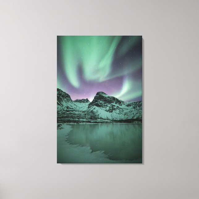 Toile Northern Lights Nature Photo (Recto)