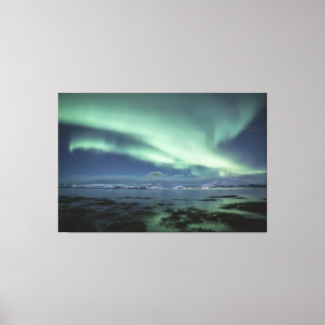 Toile Northern Lights Norvège (Recto)