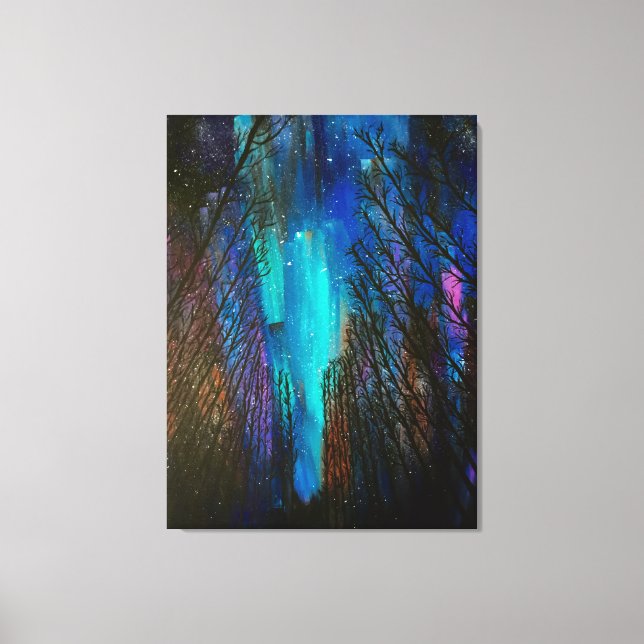 Toile Northern Lights Painting (Recto)