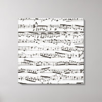Notes musicales en noir et blanc