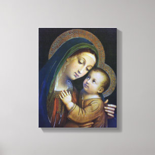 TOILE NOTRE DAME DE BONNE AVOCAT IMAGE DÉVOTIONNELLE.