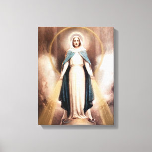 Toile Notre Dame de Grâce Image Dévotionnelle.