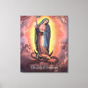 Toile Notre Dame de Guadalupe Rev12