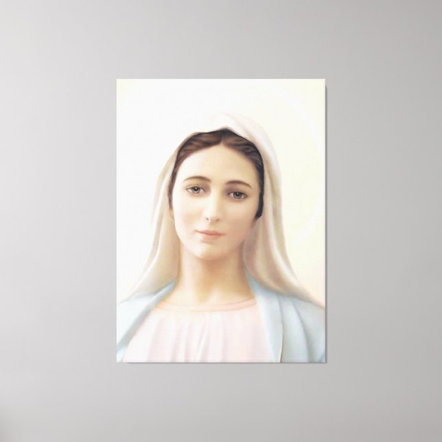 Toile Notre-Dame de la Paix, Medjugorje, Reine de la Pai (Recto)