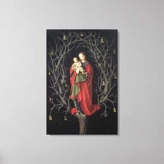 Toile Notre-Dame de l'arbre sec c.1450 (huile sur pannea (Recto)