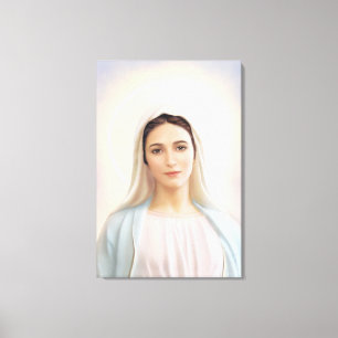 Toile Notre Dame de Medjugorje, 24" x 36", toile, 1,5"
