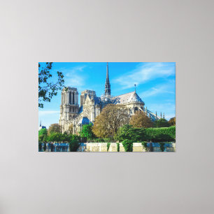 Toile Notre Dame de Paris en France