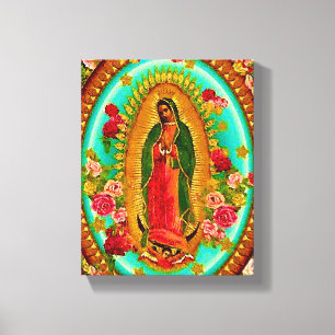 Toile Notre Dame Guadalupe-Mexique Sainte Vierge Marie