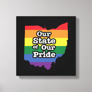 Toile Notre État de notre fierté Ohio