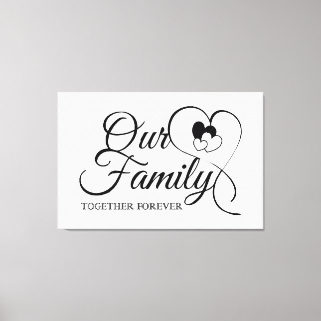 Toile Notre famille (Recto)