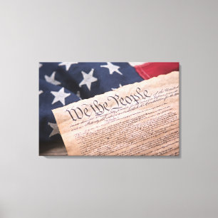 Toile Nous la Constitution du Peuple