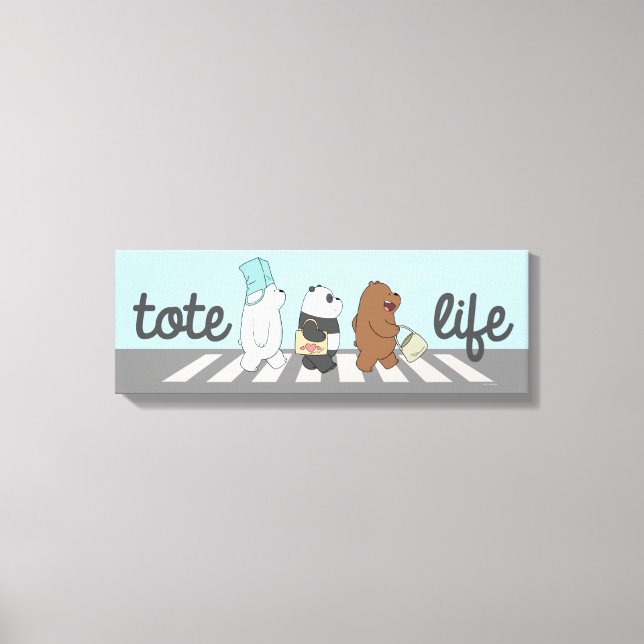 Toile Nous Ours Nus - Fourre-tout Life! (Recto)
