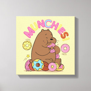 Toile Nous Ours Nus - Grizz Donut Munchies!