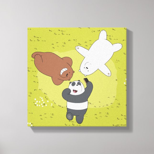 Toile Nous portons des ours nus - #SquadButs (Recto)
