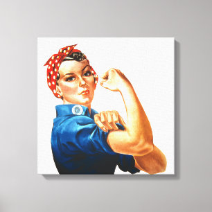 Toile Nous pouvons le faire Rosie le pouvoir des femmes 