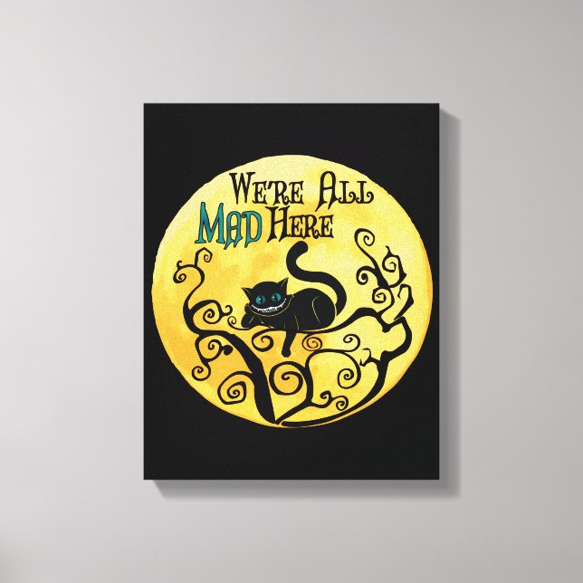 Toile Nous sommes tous morts ici - Cheshire Cat (Recto)