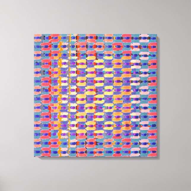 Toile Nouveau Décor néo 1980 Art Motif no 2 (Recto)