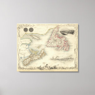 Toile Nouvelle-Écosse Et Terre-Neuve