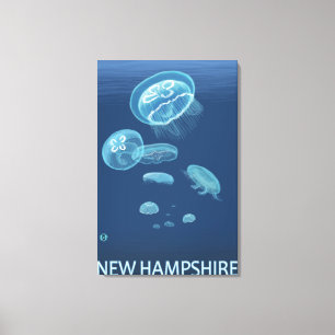 Toile Nouvelle scène de HampshireJellyfish