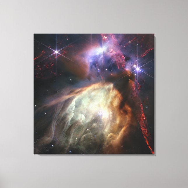 Toile Nouvelles Étoiles | Rho Ophiuchi | JWST (Recto)