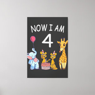 Toile Now I le 4 e jour du 4e jour du Birthday