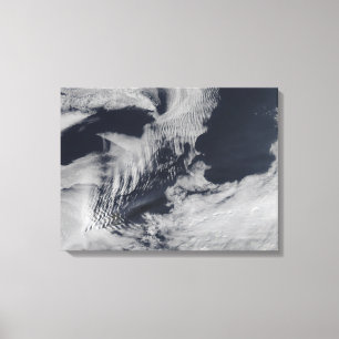 Toile nuages Bateau-vague-formés dans l'Indien du sud