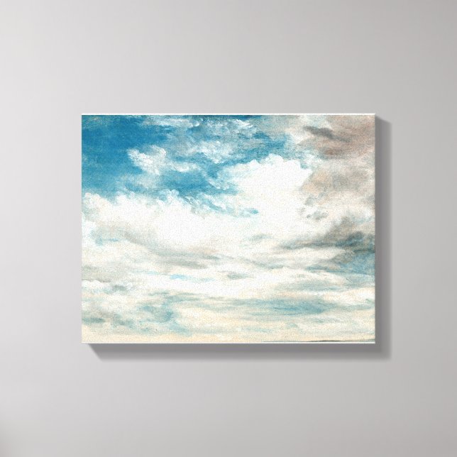 Toile Nuages John Constable Nuages Ciel bleu Paysage (Recto)