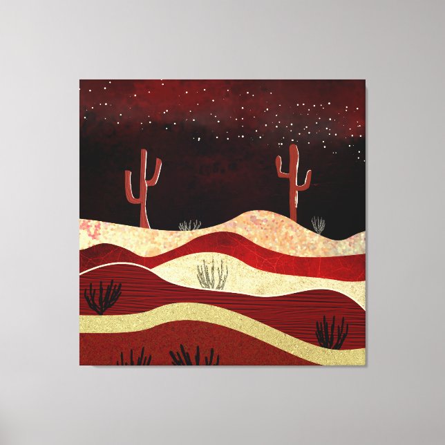 Toile Nuit du désert (Recto)