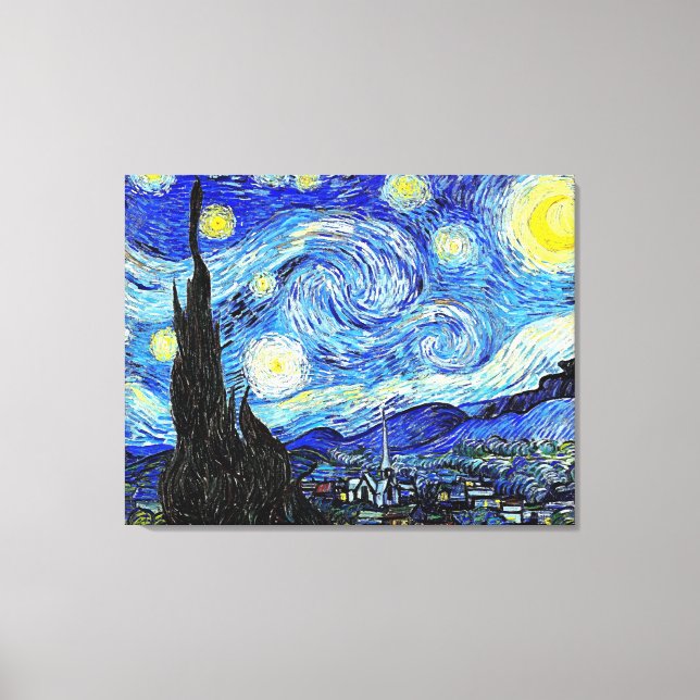 Toile Nuit Van Gogh Starry (Recto)