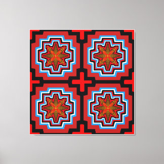 Toile numérique 3D colorée - Déco murale parfaite