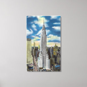 Toile NYC, nouvelle vue de YorkExterior de Chrysler
